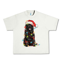 Pistachio christmas newfoundland dog Urban Heavy Tee - LillyAllenDesigns