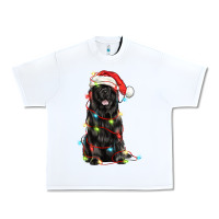 White christmas newfoundland dog Urban Heavy Tee - LillyAllenDesigns