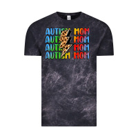 Cloud Black autism mom lightning bolt Vintage Tee - LillyAllenDesigns