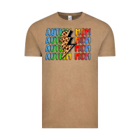 Vintage Coffee autism mom lightning bolt Vintage Tee - LillyAllenDesigns