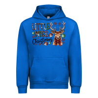 Cobalt little miss christmas Urban Hoodie - CowhideDigitalArt