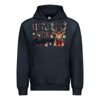 Navy little miss christmas Urban Hoodie - CowhideDigitalArt