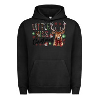 Pigment Black little miss christmas Urban Hoodie - CowhideDigitalArt