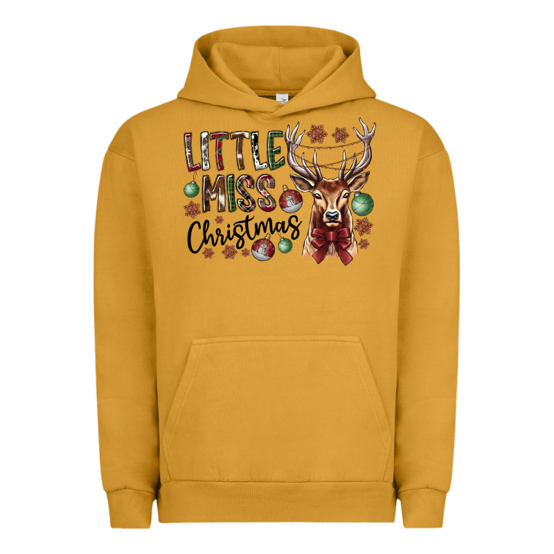 Little Miss Christmas Urban Hoodie by CowhideDigitalArt | Teevron