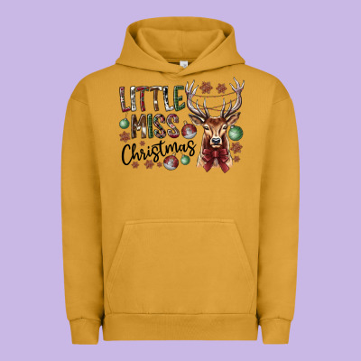 Little Miss Christmas Urban Hoodie Designed By Cowhidedigitalart
