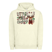 Pigment Pistachio little miss christmas Urban Hoodie - CowhideDigitalArt