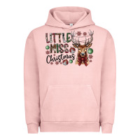 Pigment Salmon little miss christmas Urban Hoodie - CowhideDigitalArt