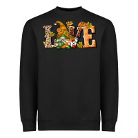 Black Love Gnome Heavyweight Sweatshirt - texasbilliewilder