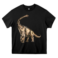 Black Brachiosaurus Heavy Core Tee - LillyAllenDesigns
