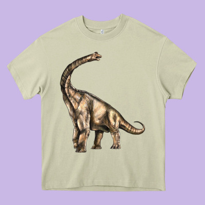 Brachiosaurus Heavy Core Tee Designed By Lillyallendesigns