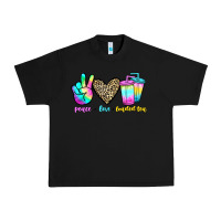 Black peace love loaded tea Urban Heavy Tee - JahusDesignShop