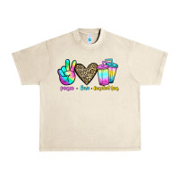 Sandshell peace love loaded tea Urban Heavy Tee - JahusDesignShop