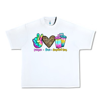 White peace love loaded tea Urban Heavy Tee - JahusDesignShop
