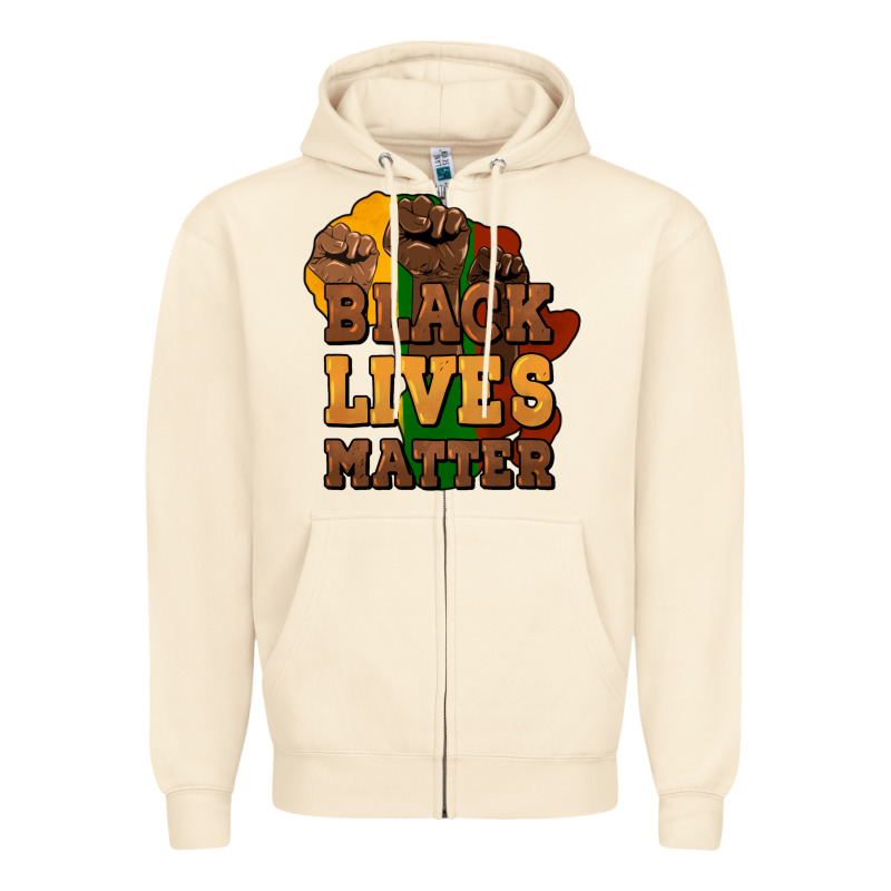 Black Lives Matter Zipper Hoodie by HowdyJamesFarm | Teevron