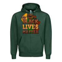 Sports Green black lives matter Zipper Hoodie - HowdyJamesFarm