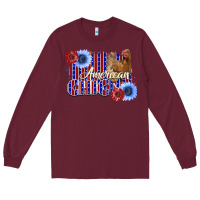 Burgundy American Chicken Long Sleeve Tee - Bettercallsaul