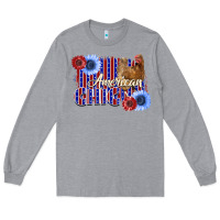 Heather Grey American Chicken Long Sleeve Tee - Bettercallsaul