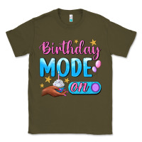 Army Green Birthday Mode On Classic Tee - BundleAndBundleShop