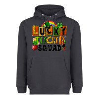 Smoke lucky teacher squad St. Patricks Day Heavyweight Hoodie - FaDigitalArtStudio