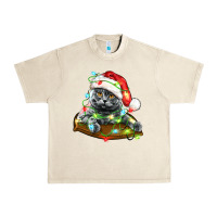 Sandshell christmas scottish fold cat Urban Heavy Tee - LillyAllenDesigns