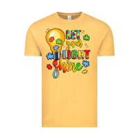 Vintage Mustard let your light shine Vintage Tee - LillyAllenDesigns