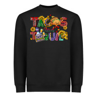 Black Tacos and tequila Heavyweight Sweatshirt - NancyCooperArtShop