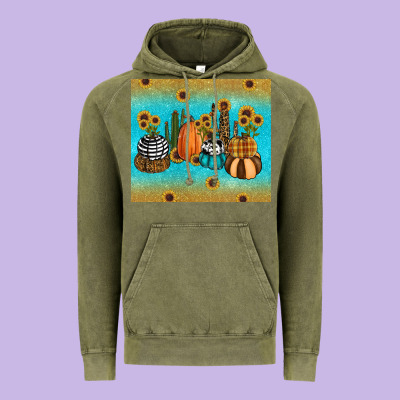 Fall Pumpkin Tumbler Vintage Hoodie Designed By Ranaportraitstore