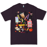 Plum can't talk right now doing teacher stuff Premium Tee - MaliasSmallBusiness