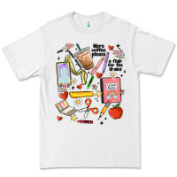 White can't talk right now doing teacher stuff Premium Tee - MaliasSmallBusiness
