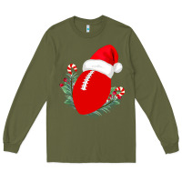Army Green Christmas Football Long Sleeve Tee - Bettercallsaul