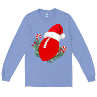 Colony Blue Christmas Football Long Sleeve Tee - Bettercallsaul