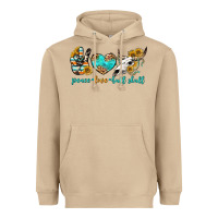 Mushroom peace love bull skull bbs Heavyweight Hoodie - BundleAndBundleShop