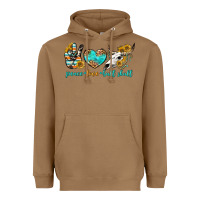 Toasted Coconut peace love bull skull bbs Heavyweight Hoodie - BundleAndBundleShop