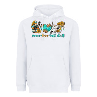 White peace love bull skull bbs Heavyweight Hoodie - BundleAndBundleShop