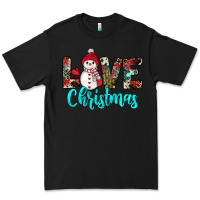 Black love christmas snowman Premium Tee - JahusDesignShop