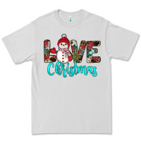 Dove Grey love christmas snowman Premium Tee - JahusDesignShop