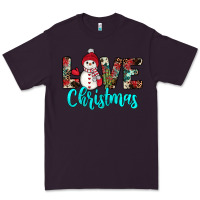 Plum love christmas snowman Premium Tee - JahusDesignShop