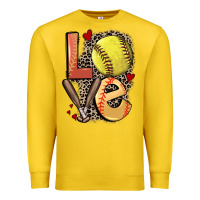 Lemon love softball Premium Sweatshirt - FaDigitalArtStudio