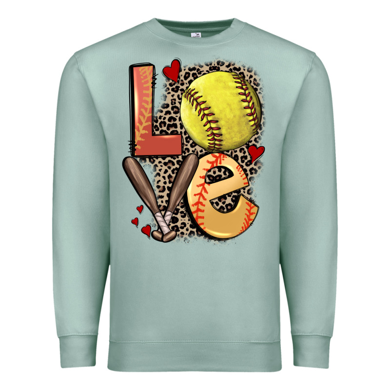 Love Softball Premium Sweatshirt by FaDigitalArtStudio | Teevron