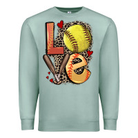 Seafoam love softball Premium Sweatshirt - FaDigitalArtStudio