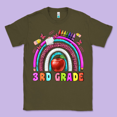 3 Rd Grade Classic Tee Designed By Bundleandbundleshop