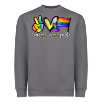 Storm Peace love equality Heavyweight Sweatshirt - NancyCooperArtShop