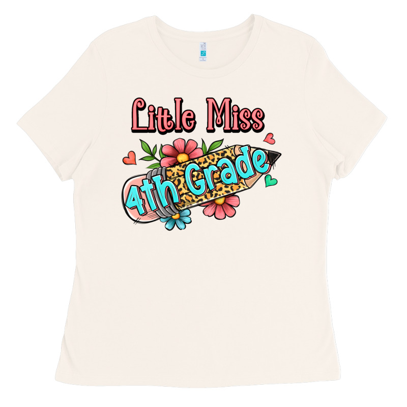 Little Miss Fourth Grade Ladies Tee by Jasminsmagicworld | Teevron