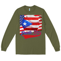 Puerto Rico Baseball Long Sleeve Tee | Teevron