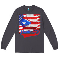 Smoke Puerto Rico Baseball Long Sleeve Tee - Bettercallsaul