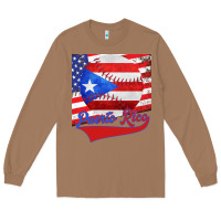 Toasted Coconut Puerto Rico Baseball Long Sleeve Tee - Bettercallsaul