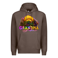 Coffee softball grandma Premium Hoodie - OliviaCreatesArt