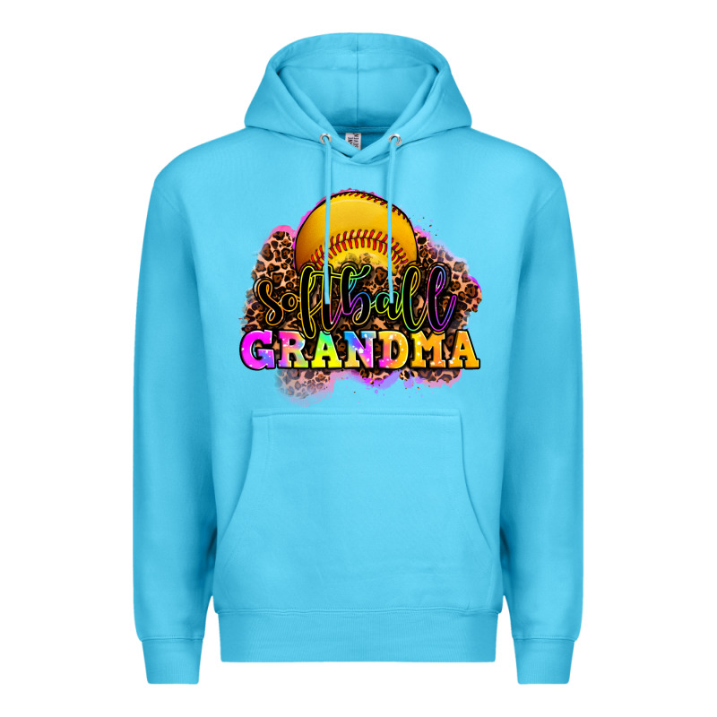 Softball Grandma Premium Hoodie by OliviaCreatesArt | Teevron