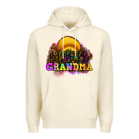 Sandshell softball grandma Premium Hoodie - OliviaCreatesArt