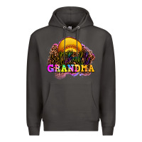 Smoke softball grandma Premium Hoodie - OliviaCreatesArt